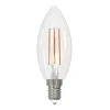 LED-Filamentlampe, E14, 250lm ersetzt 25W, Kerze C35, klar, Warmweiß