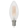 LED-Filamentlampe, E14, 470lm ers. 40W, Kerze C35, matt, WW, dimmbar, Ra90