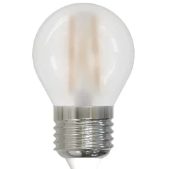 LED-Filamentlampe, E27, 250lm ersetzt 25W, Tropfen P45, frost, Warmweiß