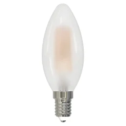 LED-Filamentlampe, E14, 806lm ersetzt 60W, Kerze C35, matt, Warmweiß