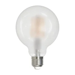 LED-Filamentlampe, E27, 806lm ersetzt 60W, Globe G95, matt, Warmweiß