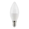 LED-Lampe, E14, 470lm ersetzt 40W, Kerze B35, matt, Warmweiß