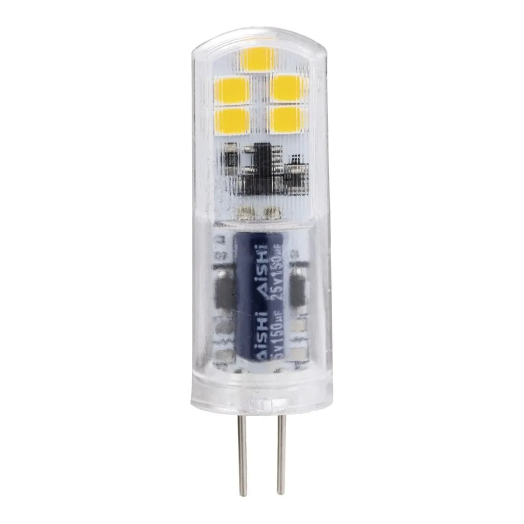 LED-Lampe, G4, 160lm ersetzt 17W, Stecksockel, klar, Warmweiß