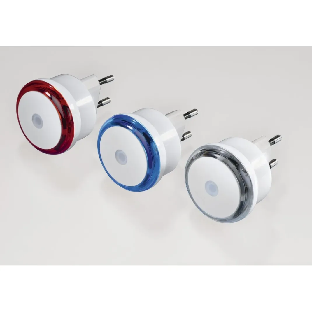 LED-Nachtlicht "Basic" mit Stecker, Dämmerungssensor, energiesparend, Rot