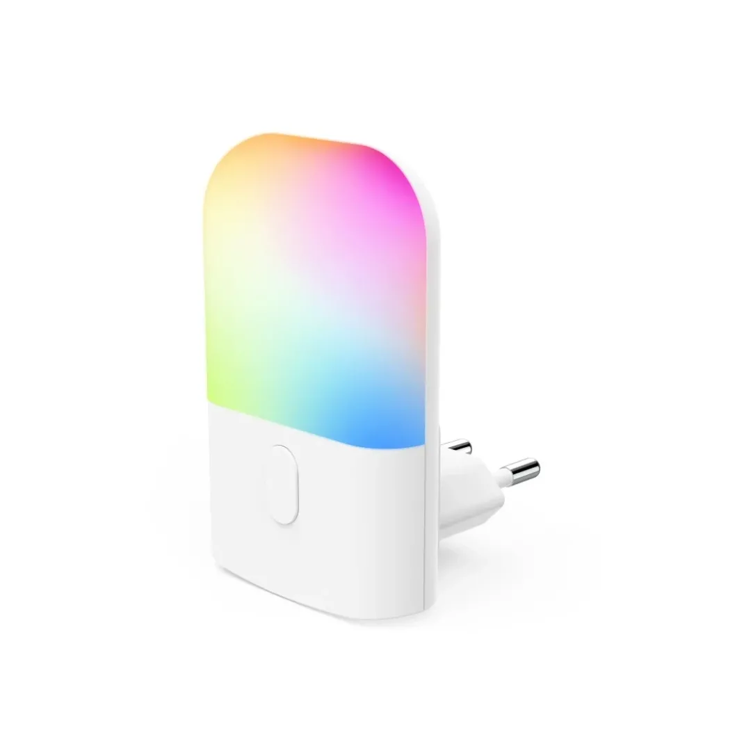 LED-Nachtlicht "Color" für Steckdose, Dämmerungssensor, Farbwechsel, RGB