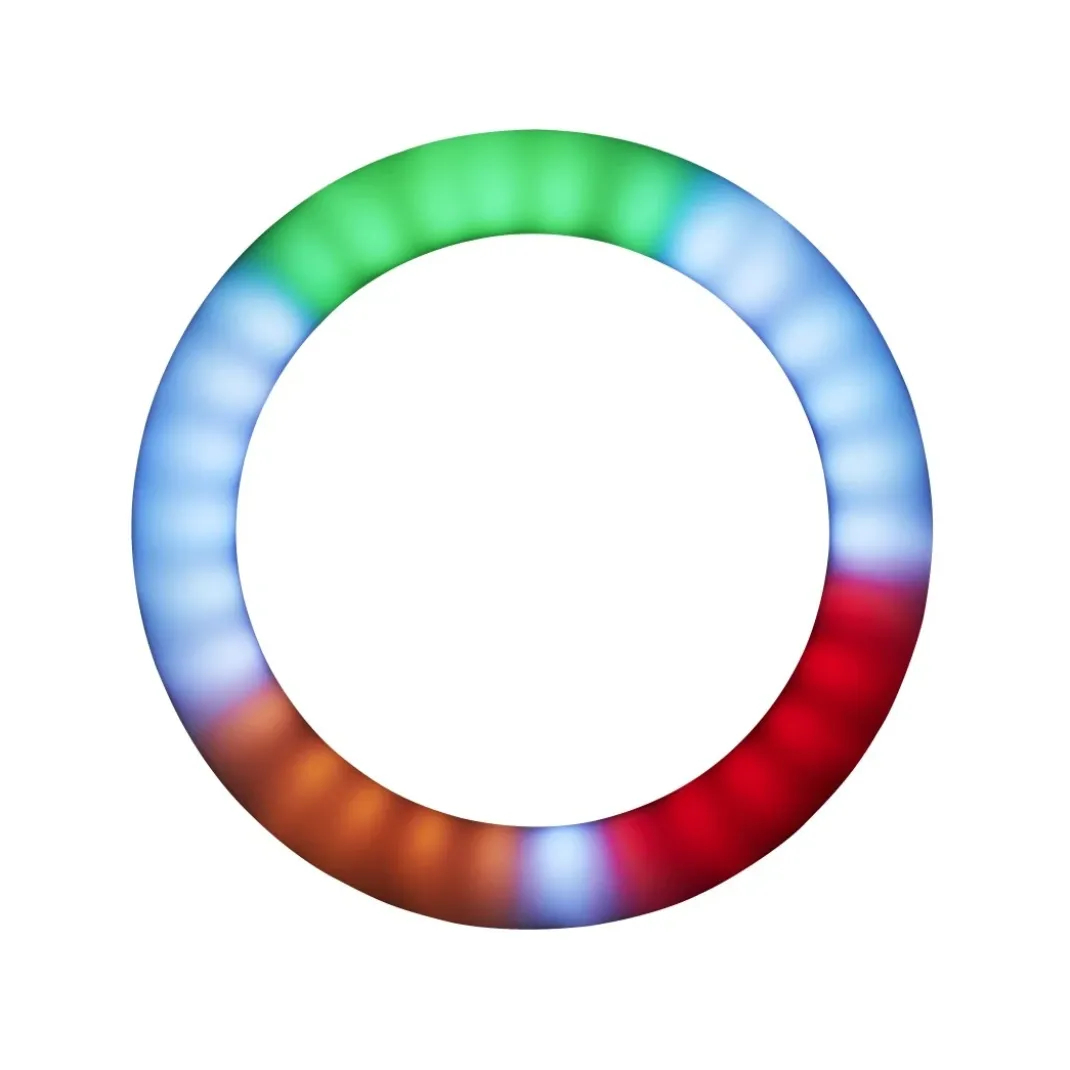LED-RGB-Ringleuchte "SpotLight FoldUp RGB 102 ", Smartphone-Set, faltbar