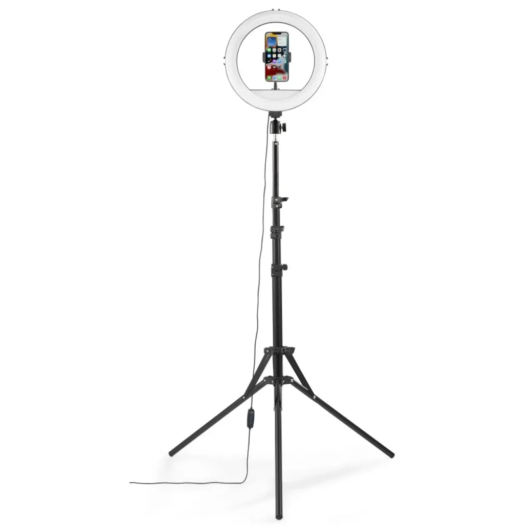 LED-Ringleuchte "SpotLight Steady 120 III", Ringlicht-Stativ für Handy, 12"