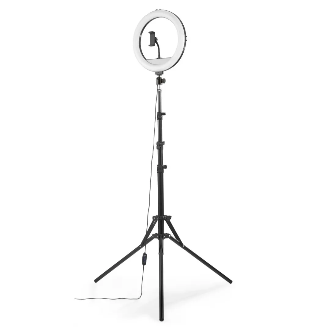 LED-Ringleuchte "SpotLight Steady 120 III", Ringlicht-Stativ für Handy, 12"