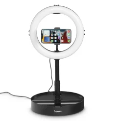 LED-Ringleuchte "SpotLight FoldUp 102 II", Set für Smartphones, faltbar