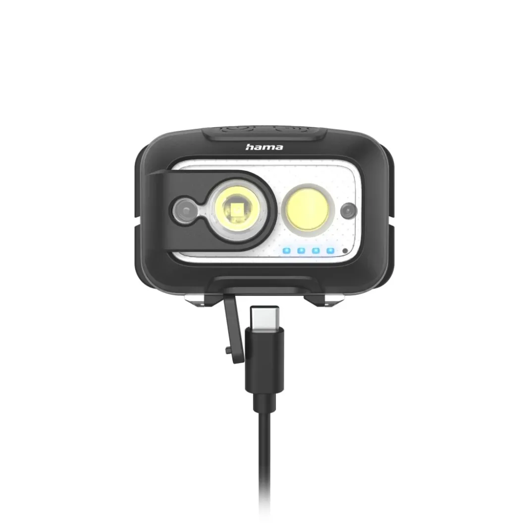 LED-Stirnlampe "HL500-C", mit Akku, Kopflampe zum Joggen, Arbeiten, 4 Modi