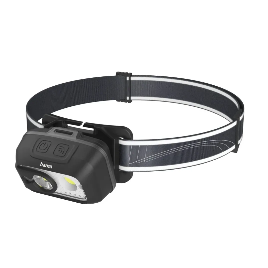 LED-Stirnlampe "HL500-C", mit Akku, Kopflampe zum Joggen, Arbeiten, 4 Modi