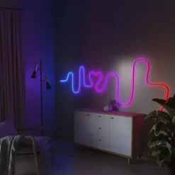 LED-Streifen Neon, RGBIC, WLAN, Matter, dimmbar, IP44, Sprach-/Appsteuerung
