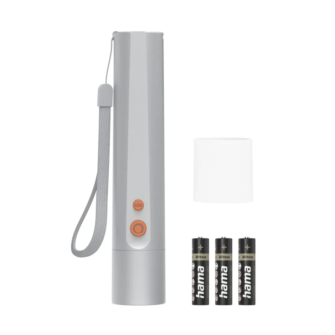 LED-Taschenlampe "FL250", Batterie, Aluminium, 4 Modi + SOS