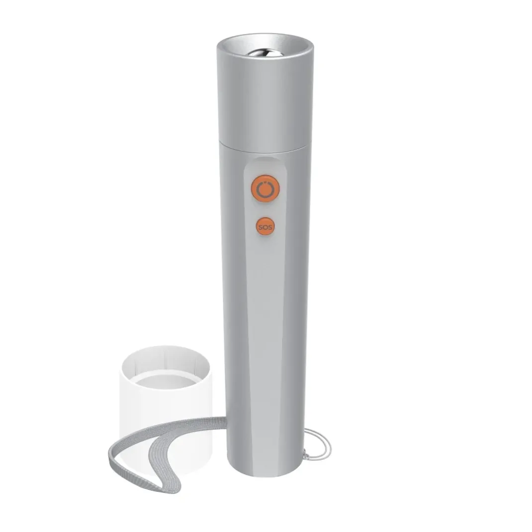 LED-Taschenlampe "FL250", Batterie, Aluminium, 4 Modi + SOS