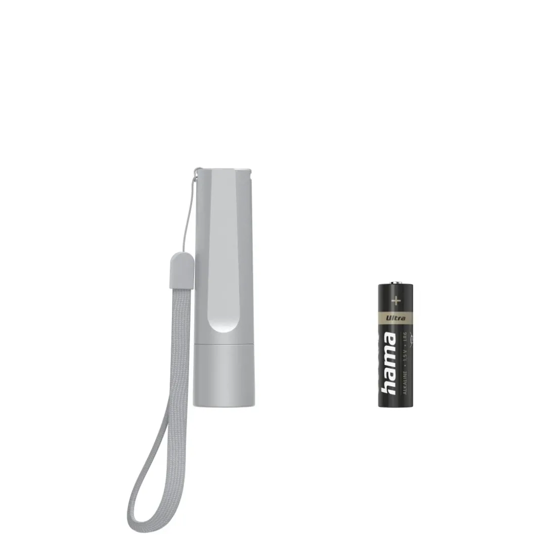 LED-Taschenlampe "FL60", mit Batterien, Aluminium, 3 Modi