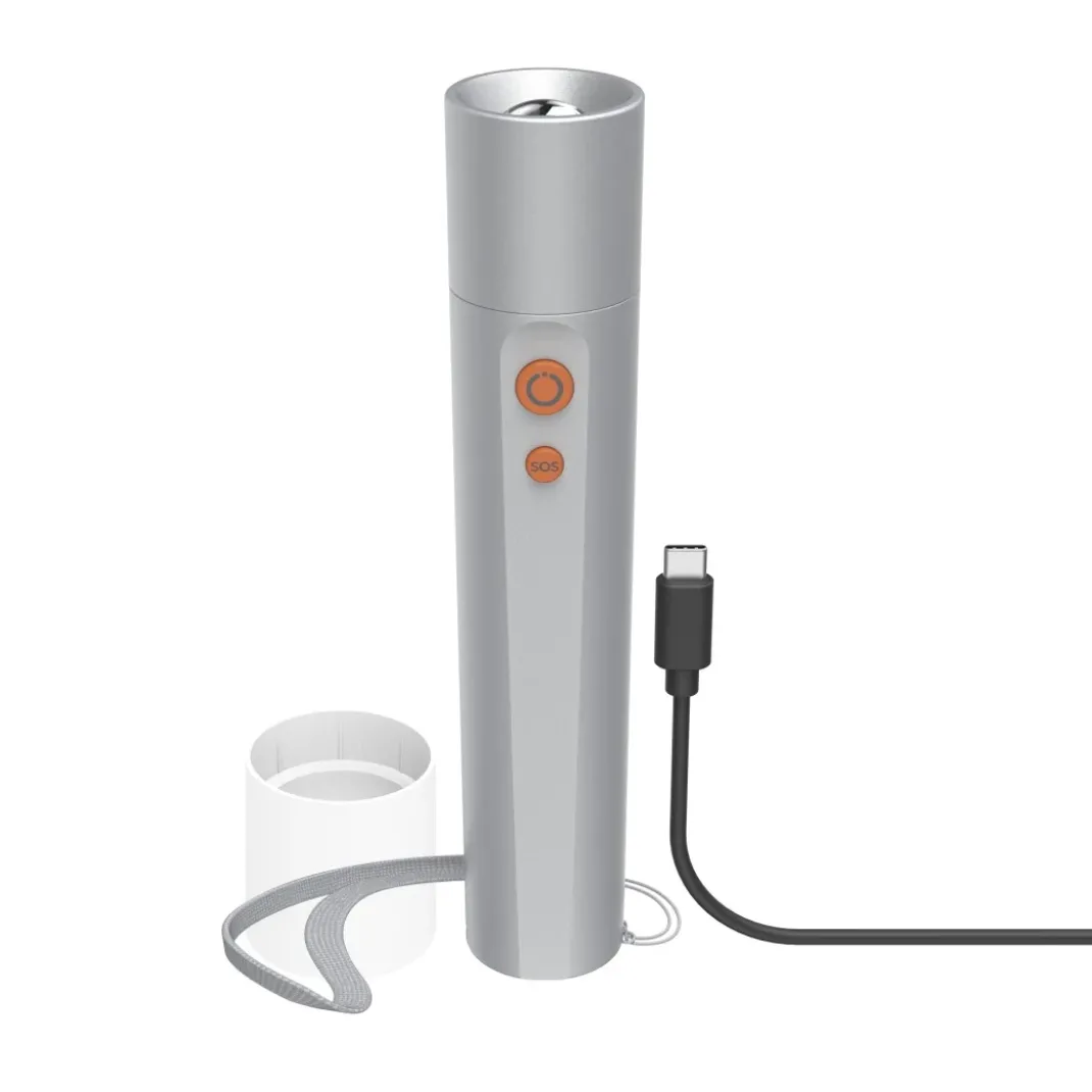 LED-Taschenlampe "FL350-C", aufladbar, Aluminium, 4 Modi + SOS