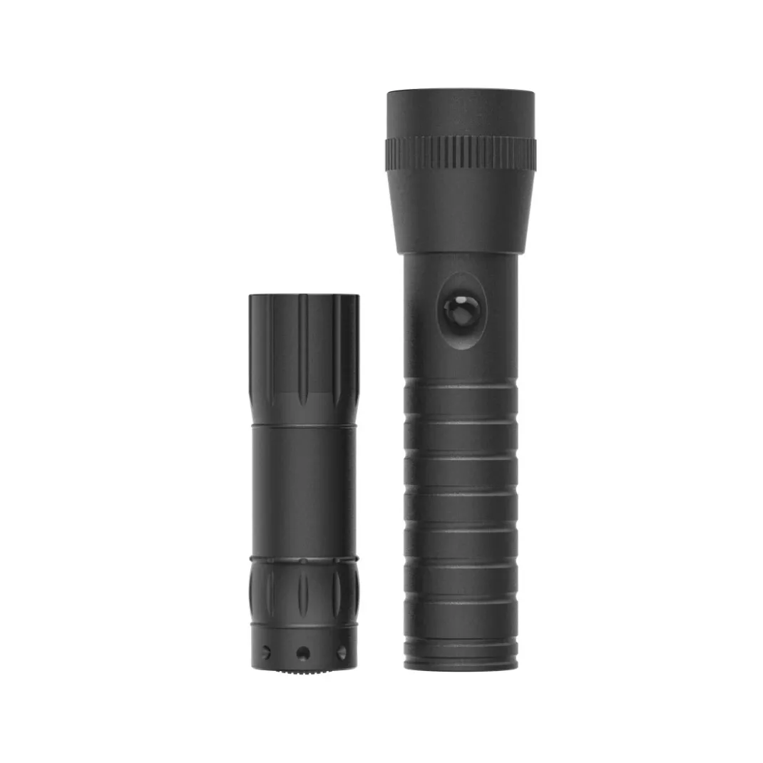 LED-Taschenlampe "FL-DUO", mit Batterien, Aluminium, 2er-Set
