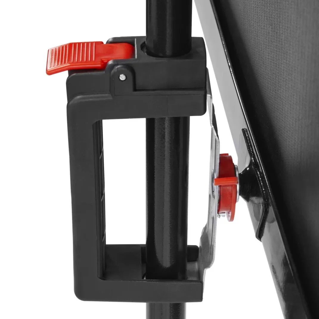 Leinwand mit Stativ, 180 x 180 cm, 2in1, mobiles Set, Teleskoprohr, Weiß