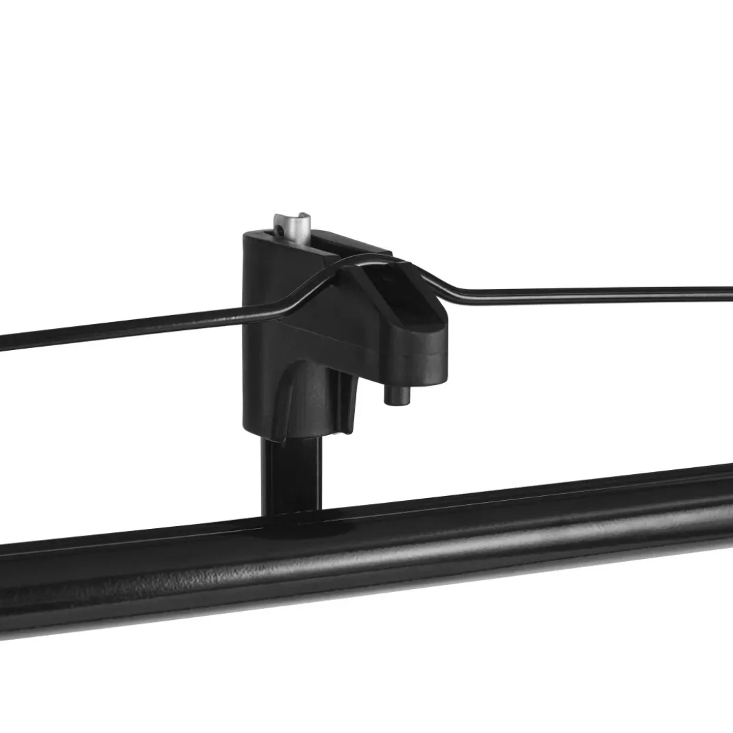 Leinwand mit Stativ, 125 x 125 cm, 2in1, mobiles Set, Teleskoprohr, Weiß