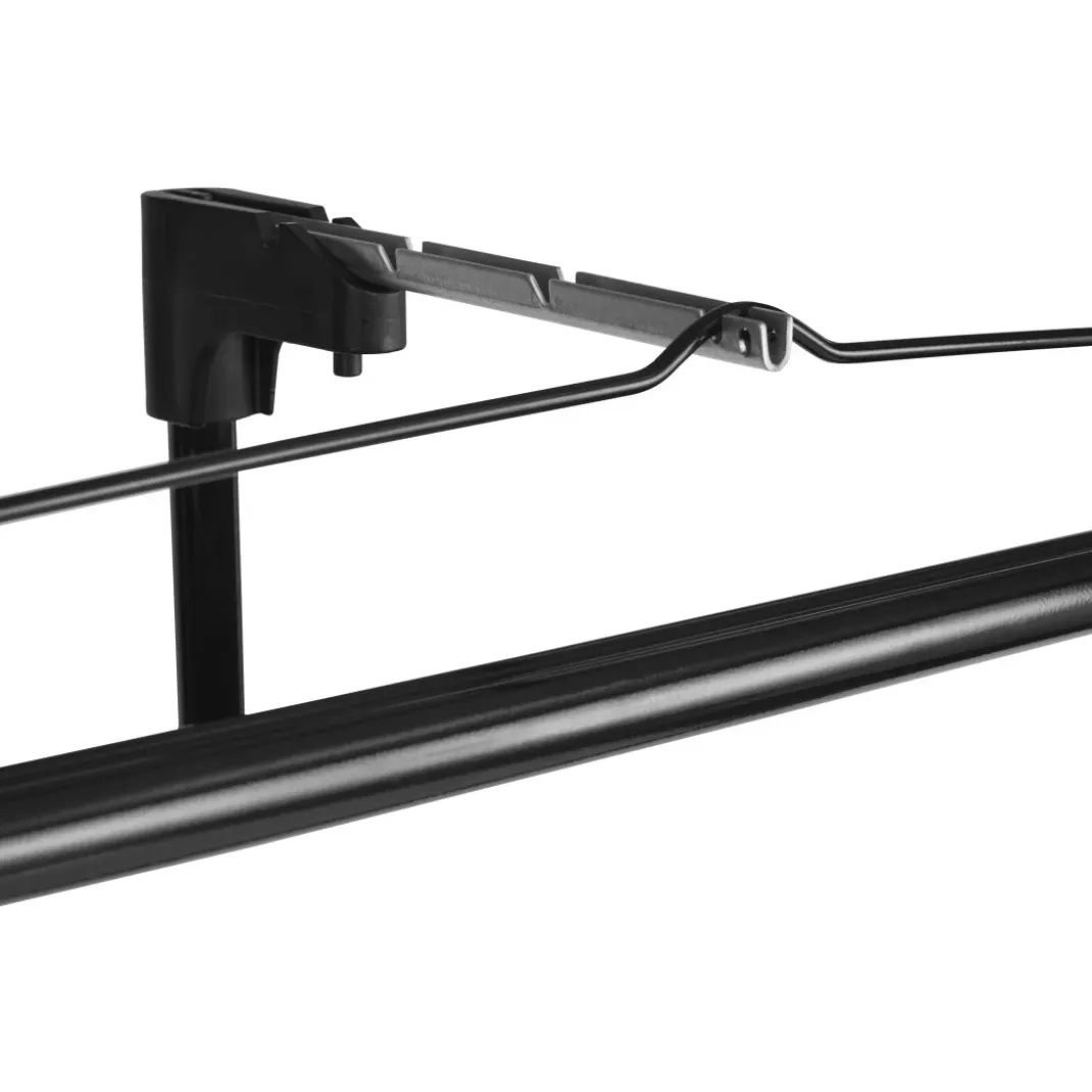 Leinwand mit Stativ, 125 x 125 cm, 2in1, mobiles Set, Teleskoprohr, Weiß
