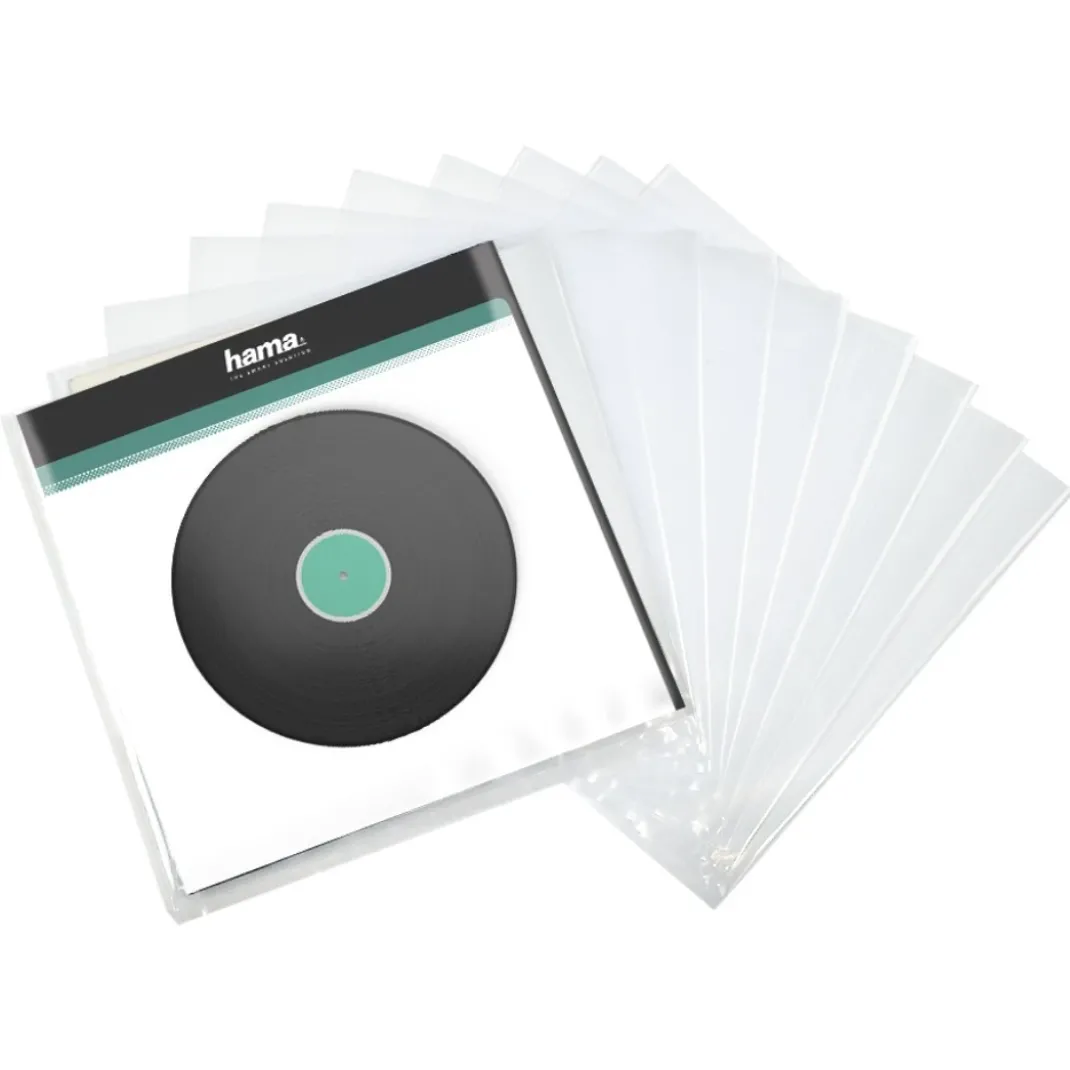 LP-Außenhülle, Transparent, 10 Stück