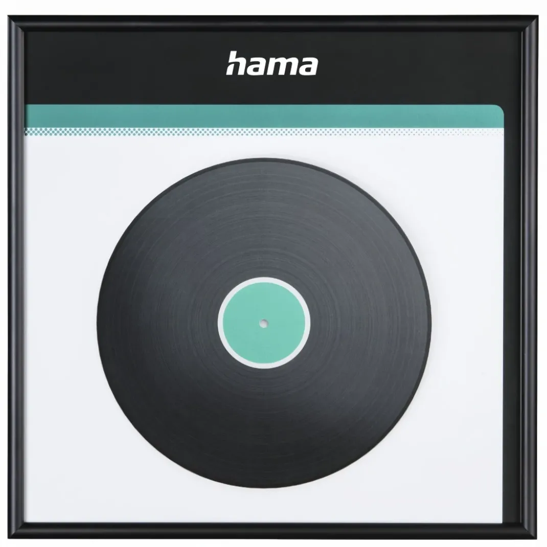 LP-Cover-Rahmen, Aluminium, Schwarz, 31,5 x 31,5 cm