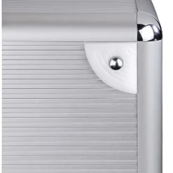 LP-Koffer 50, Alu-Look, Silber