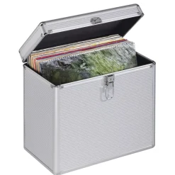LP-Koffer 50, Alu-Look, Silber