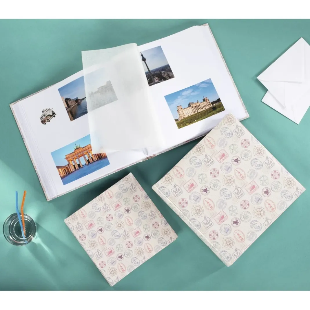 Memo-Album "Stamps”, für 200 Fotos im Format 10x15 cm
