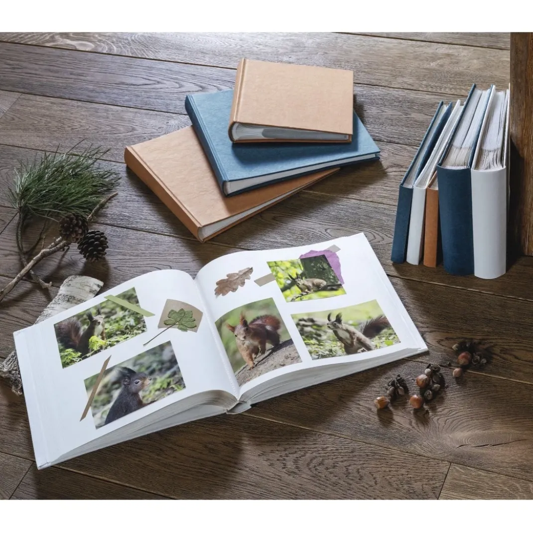 Memo-Album "Wrinkled", für 200 Fotos im Format 10x15 cm, Braun