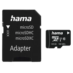 microSDXC 128GB Class 10 UHS-I 100MB/s + Adapter/Mobile