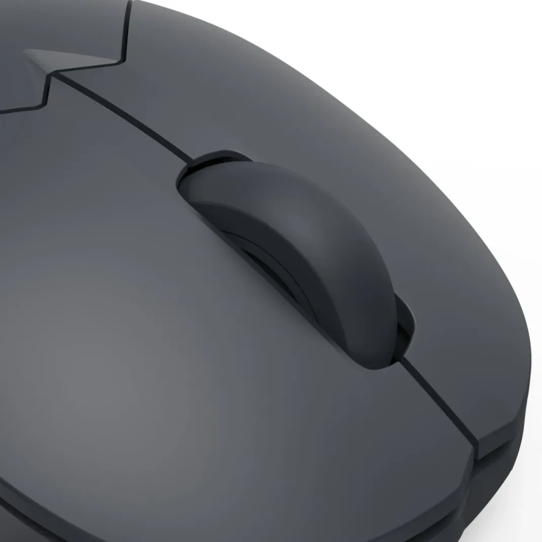 Mini-Funkmaus "WM-150", optisch, 3 Tasten, ohne Klickgeräusch, Schwarz
