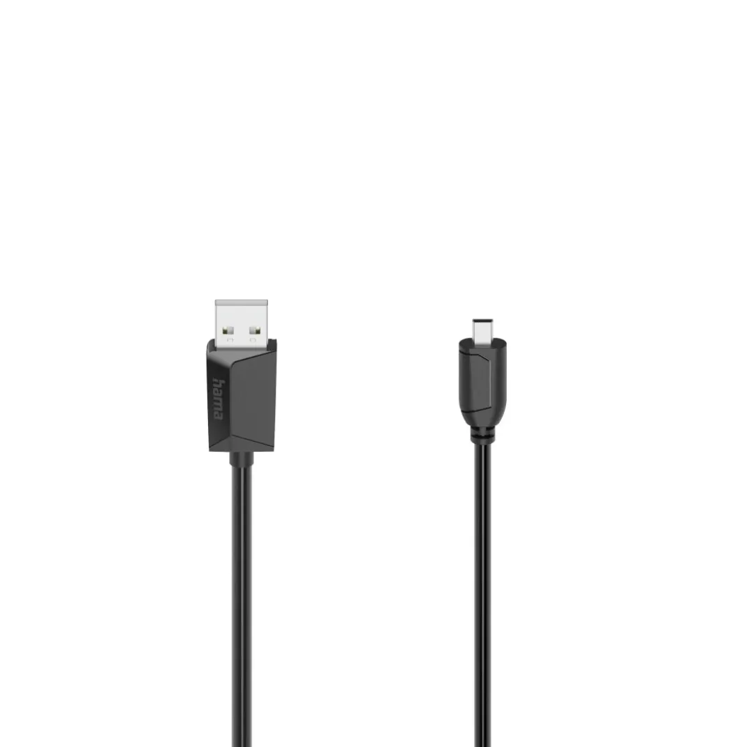 Mini-USB-Kabel, Mini-B8-Stecker, USB 2.0, 480 Mbit/s, 1,50 m
