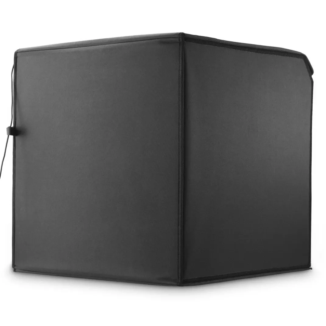 Mobiles Mini-Fotostudio "ToGo", faltbare Fotobox mit LED-Ringlicht, 50x50cm