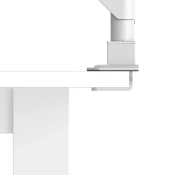 Monitorhalterung, 2 Monitore, Gasfeder, vollbeweglich, 17" - 35", Weiß