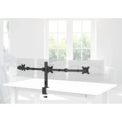 Monitorhalterung, 3 Monitore, höhenverstellbar, schwenk-/neigbar, 13" - 27"