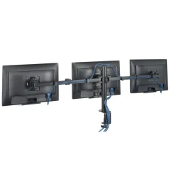 Monitorhalterung, 3 Monitore, höhenverstellbar, schwenk-/neigbar, 13