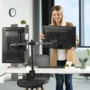 Monitorhalterung, 2 Monitore, höhenverstellbar, schwenk-/neigbar, 13“ - 32"