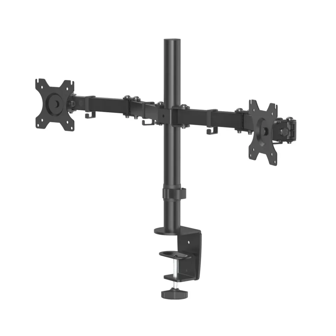 Monitorhalterung, 2 Monitore, höhenverstellbar, schwenk-/neigbar, 13“ - 32"
