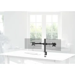 Monitorhalterung, 2 Monitore, höhenverstellbar, schwenk-/neigbar, 13“ - 35"