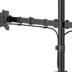 Monitorhalterung, 2 Monitore, höhenverstellbar, schwenk-/neigbar, 13" - 35"