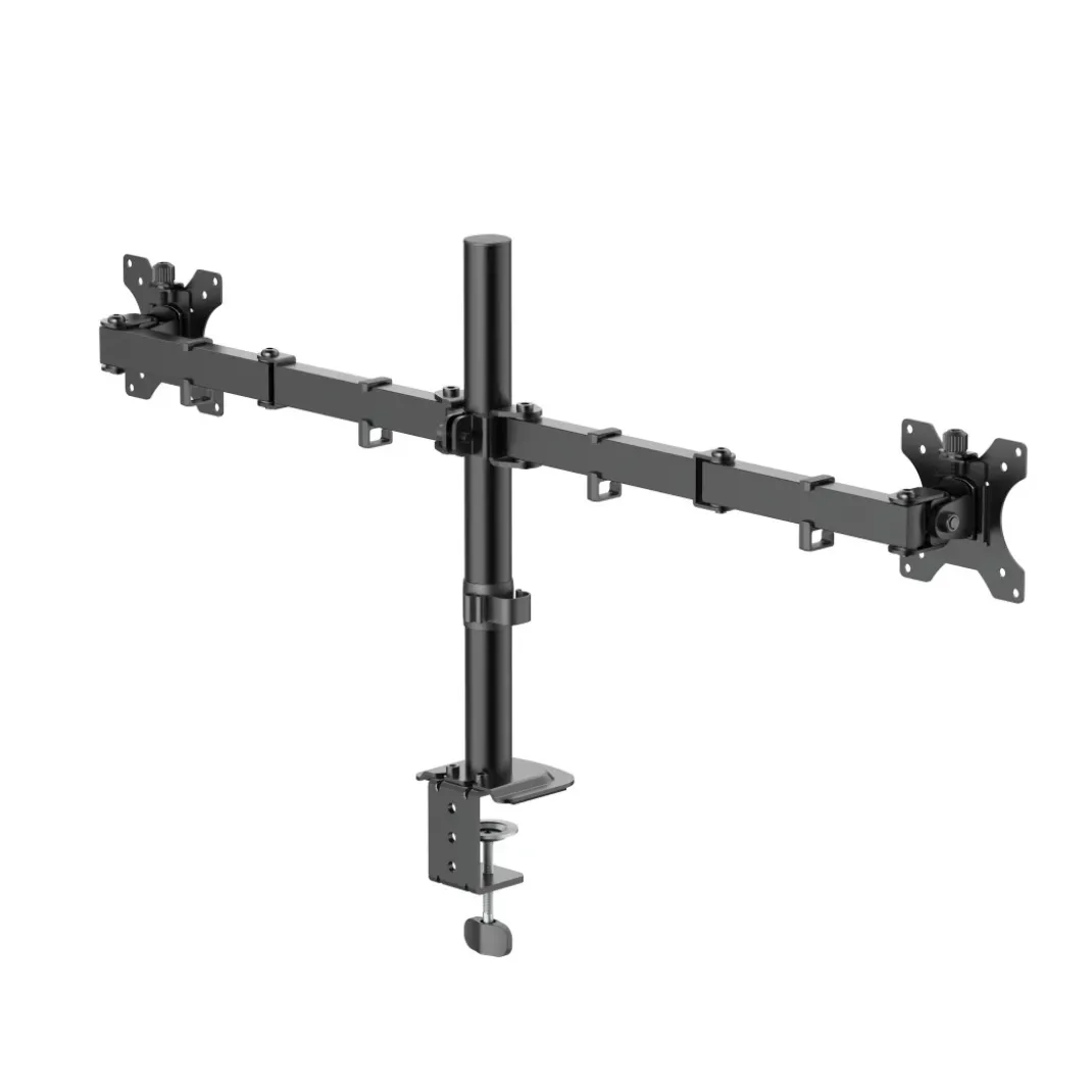 Monitorhalterung, 2 Monitore, höhenverstellbar, schwenk-/neigbar, 13" - 35"
