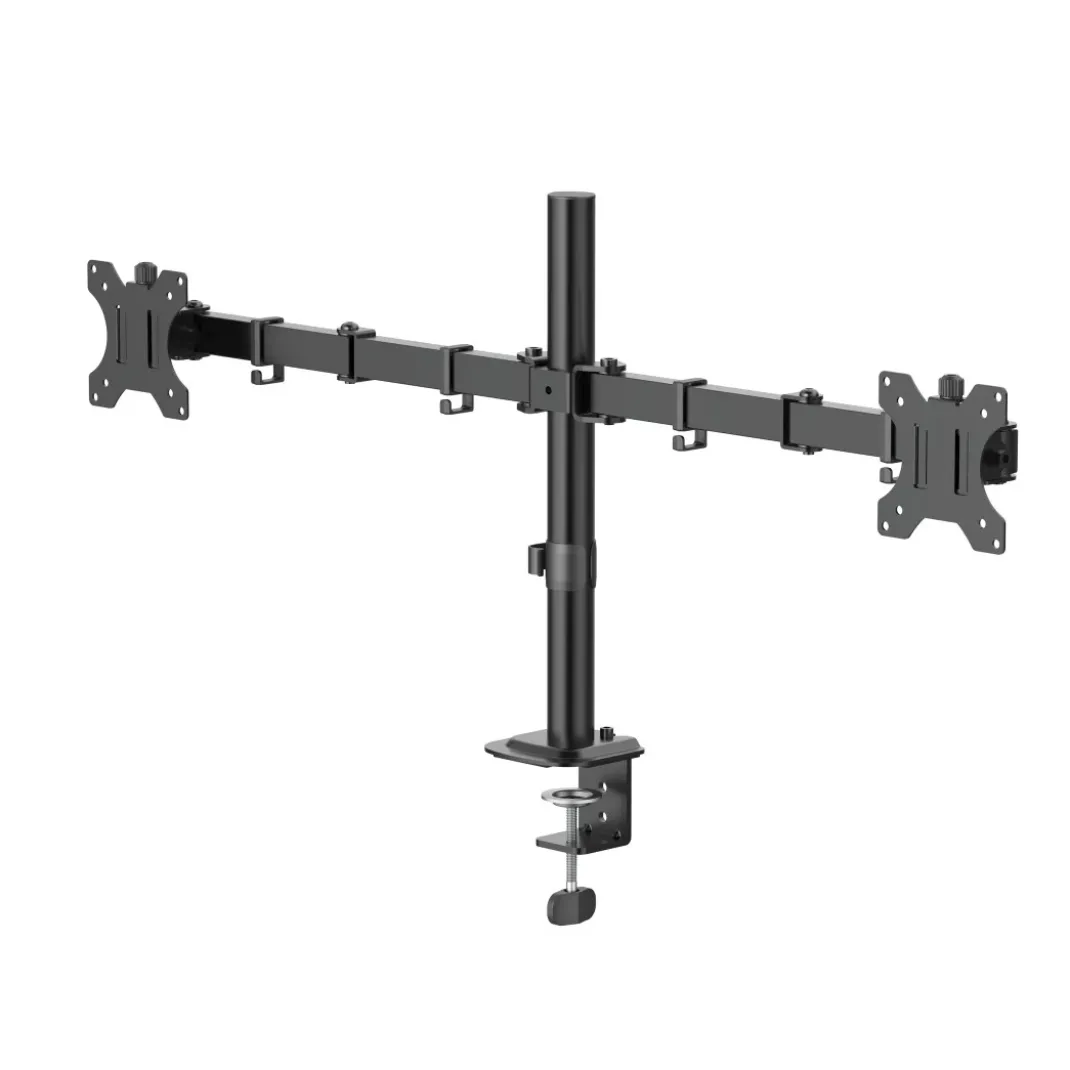 Monitorhalterung, 2 Monitore, höhenverstellbar, schwenk-/neigbar, 13" - 35"