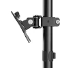 Monitorhalterung, höhenverstellbar, schwenk-/neigbar, 13" - 35", Schwarz