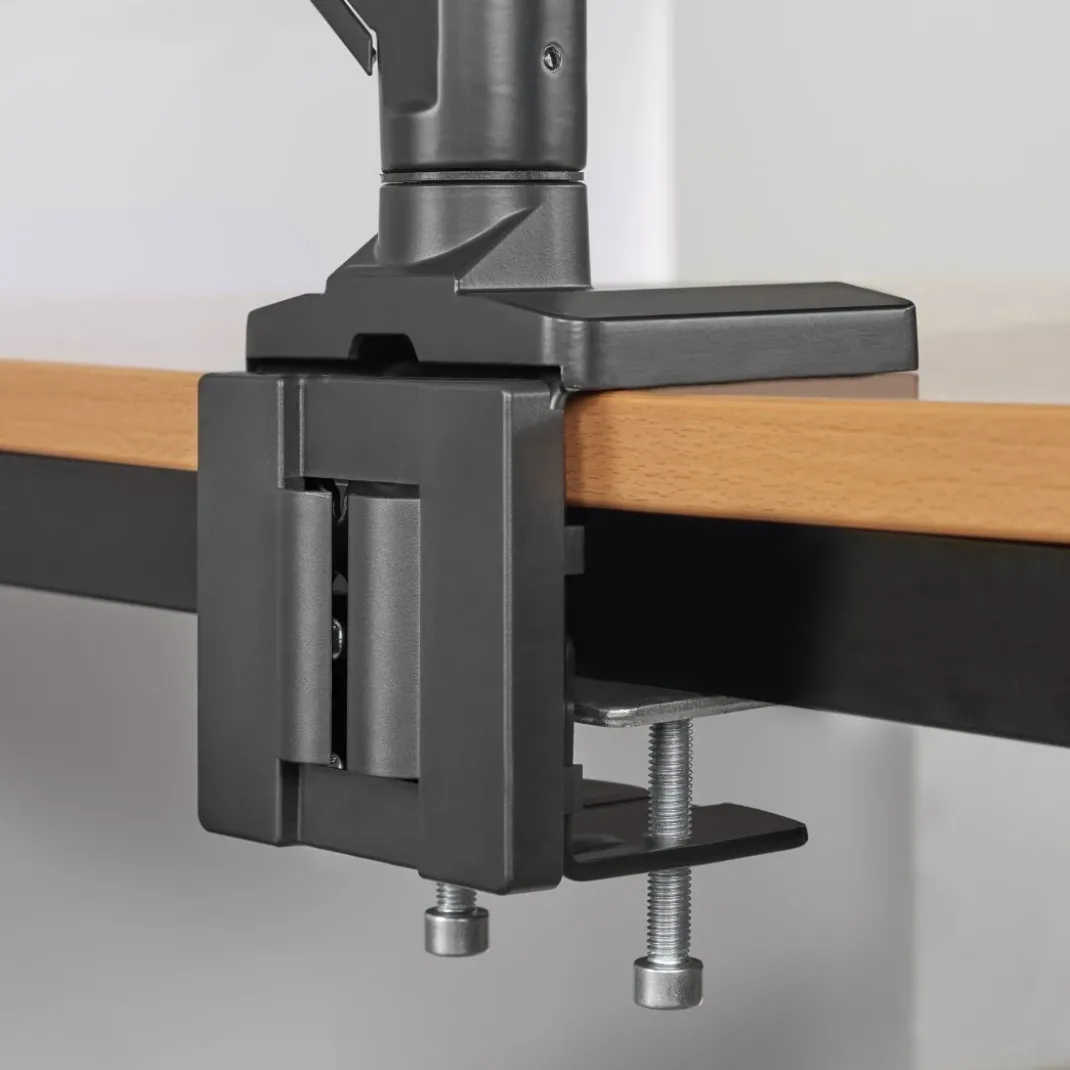 Monitorhalterung, mit Gasfeder höhenverstellbar, schwenk-/neigbar, 13"-35"