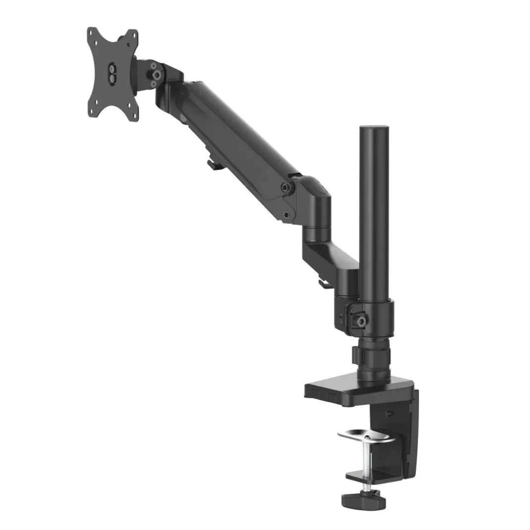 Monitorhalterung, mit Gasfeder höhenverstellbar, schwenk-/neigbar, 13"-35"