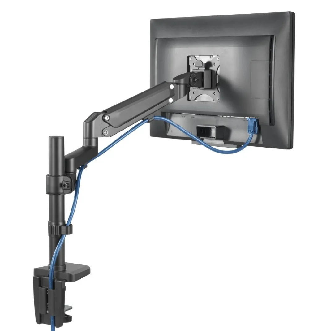 Monitorhalterung, mit Gasfeder höhenverstellbar, schwenk-/neigbar, 13"-35"