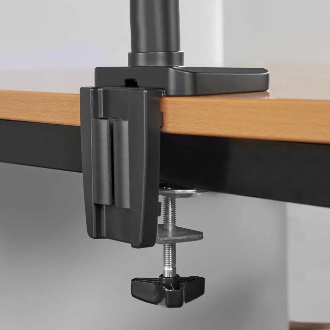 Monitorhalterung, mit Gasfeder höhenverstellbar, schwenk-/neigbar, 13"-32"
