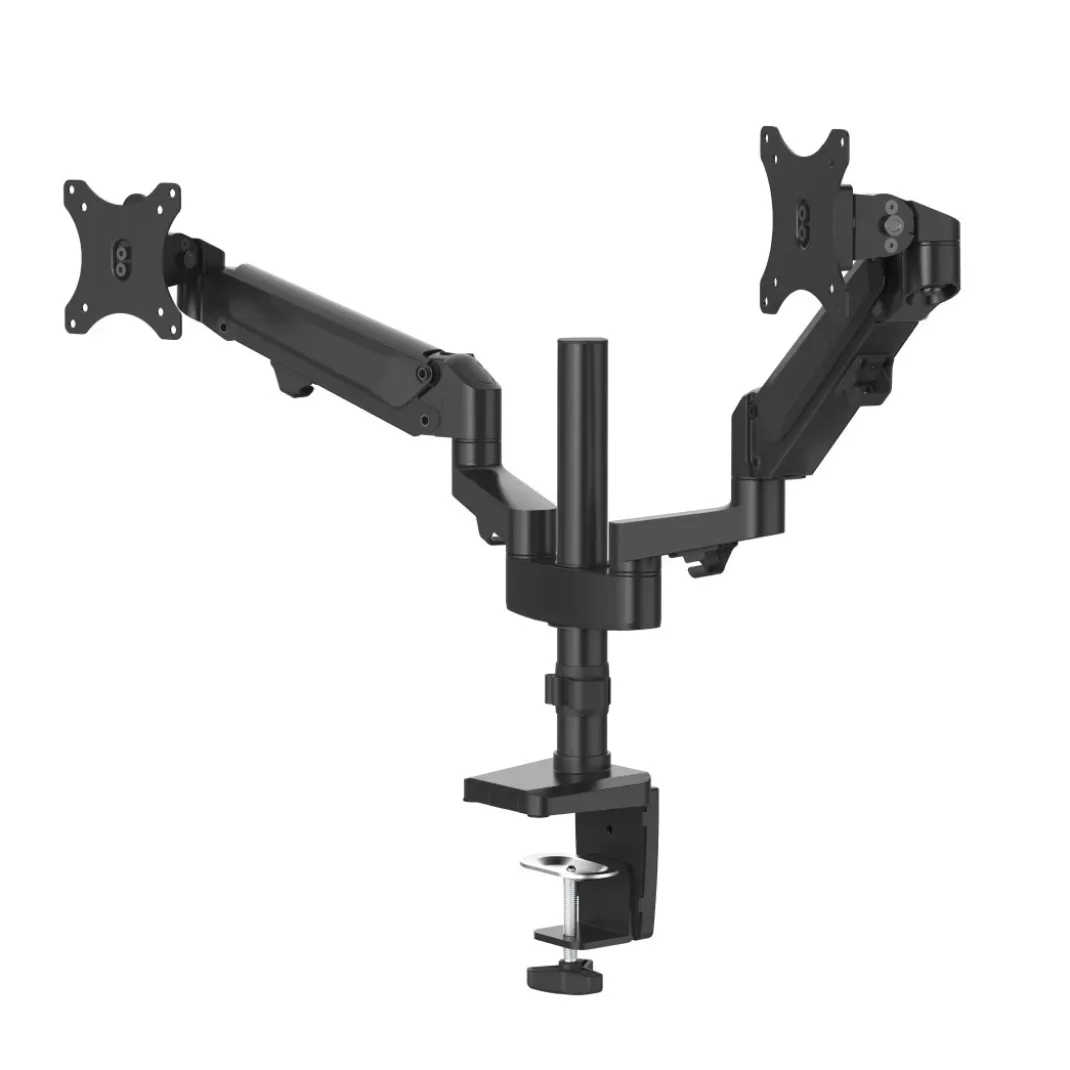 Monitorhalterung, mit Gasfeder höhenverstellbar, schwenk-/neigbar, 13"-32"