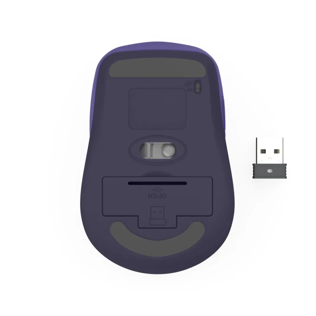 Multi-Device-Maus "WM-450", kabellos, Funk/Bluetooth®, 7 Tasten, Blau